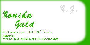 monika guld business card